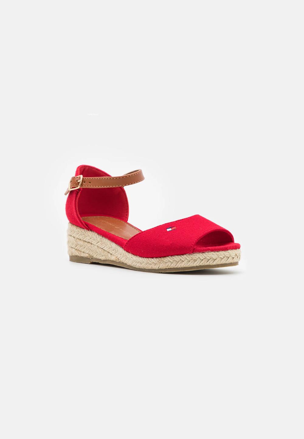 SANDAL XUẤT DƯ TOMMY HILFIGER Dolly Polly Giầy Nữ Thiết Kế Có