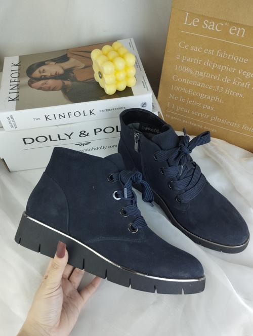 Giày Oxford da thật đế xuồng Caprice